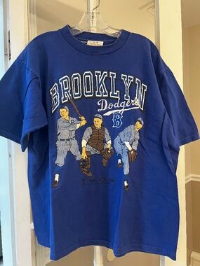 Vintage Brooklyn Dodgers 1905 Cooperstown Collection T-Shirt Large